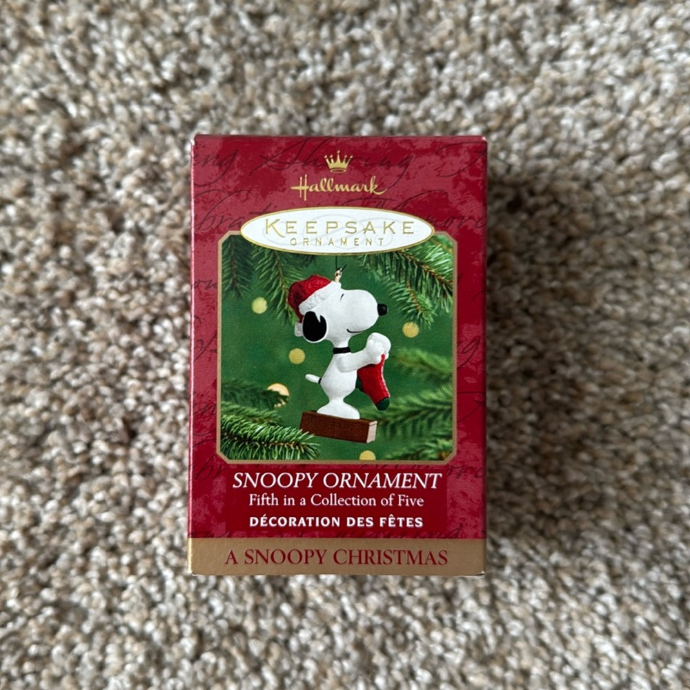Hallmark Keepsake Ornament - Snoopy Ornament